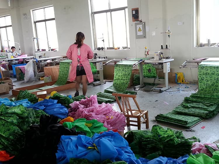 umbrella factory workshop