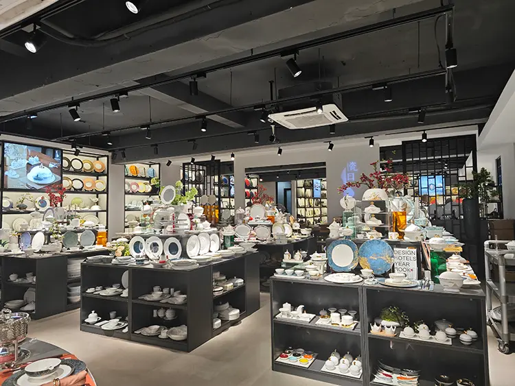 Cutlery products showroom