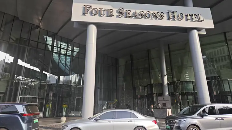 Private driver waiting in the hotel